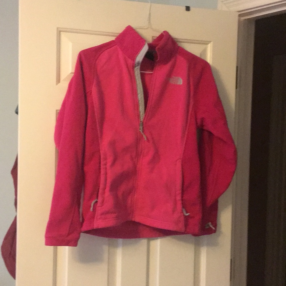 The north face zip up fleece